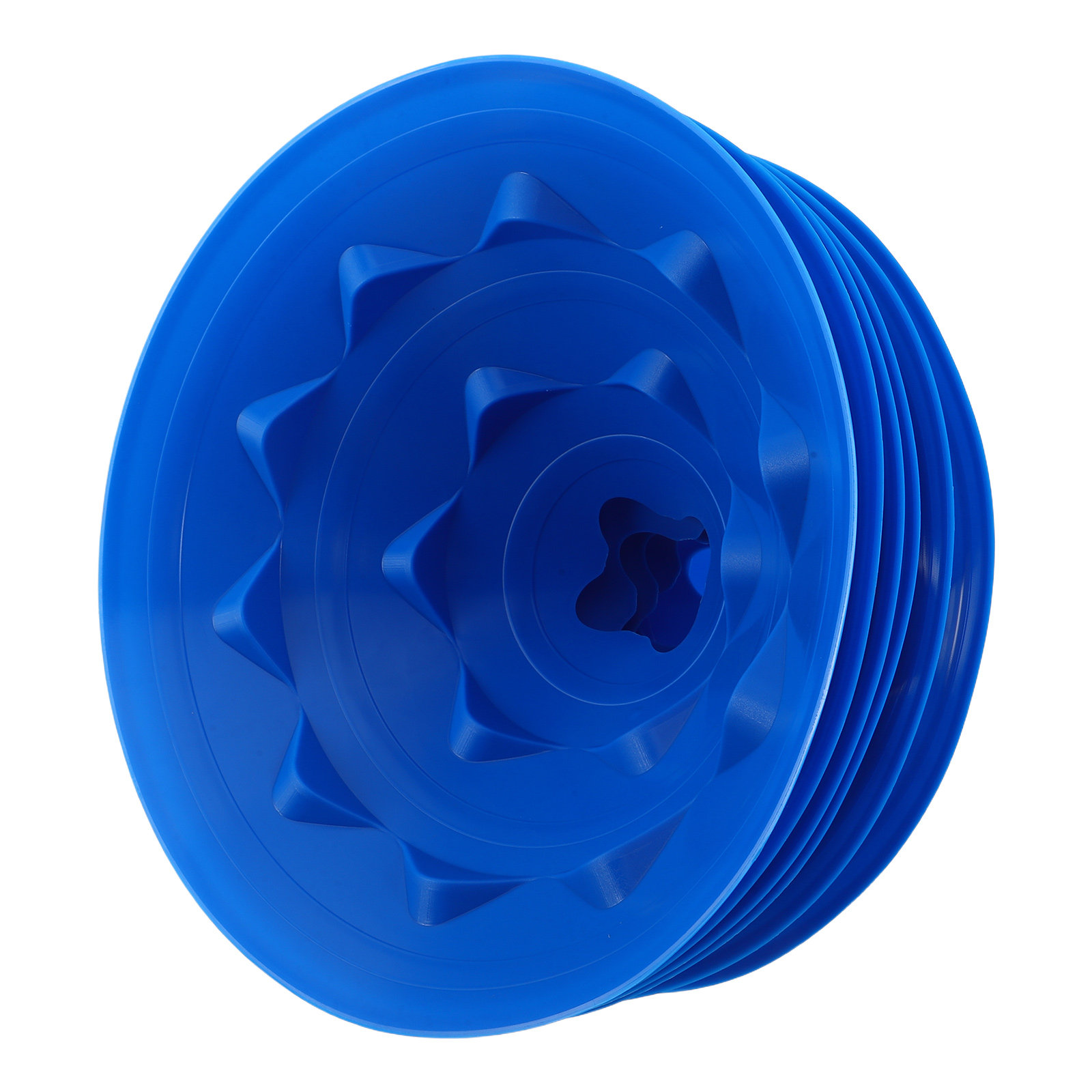 Sports Equipment Basketball - サッカー練習用コーン6個入り。アジリティマーカー。サッカー、バスケットボールに対応。サイズ：11.59x7.39。練習フィールド、スポーツドリル、フィットネス用具。
