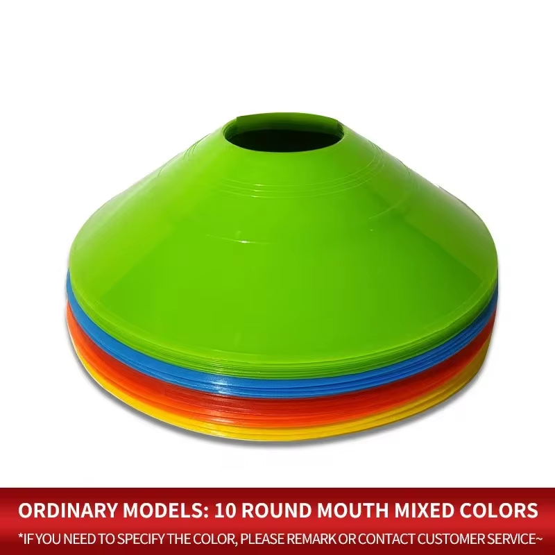 Sports Equipment Kit - 子供のためのサッカートレーニングコーンセット、プロディスクコーン、敏捷性エクササイズ、障害回避、スポーツアクセサリー、10個