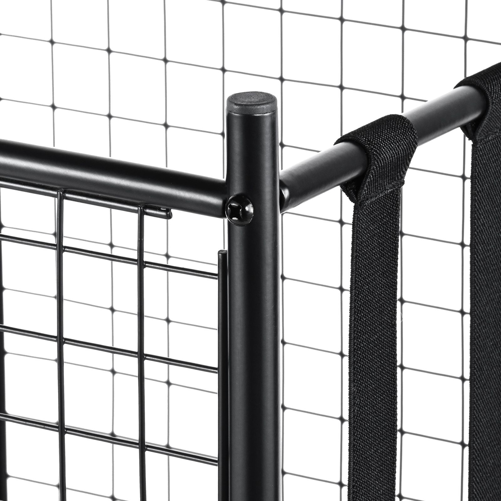 ローリングスポーツボール収納カート、伸縮性ストラップ付きロッ - Sports Equipment Storage Rack のレビューと価格