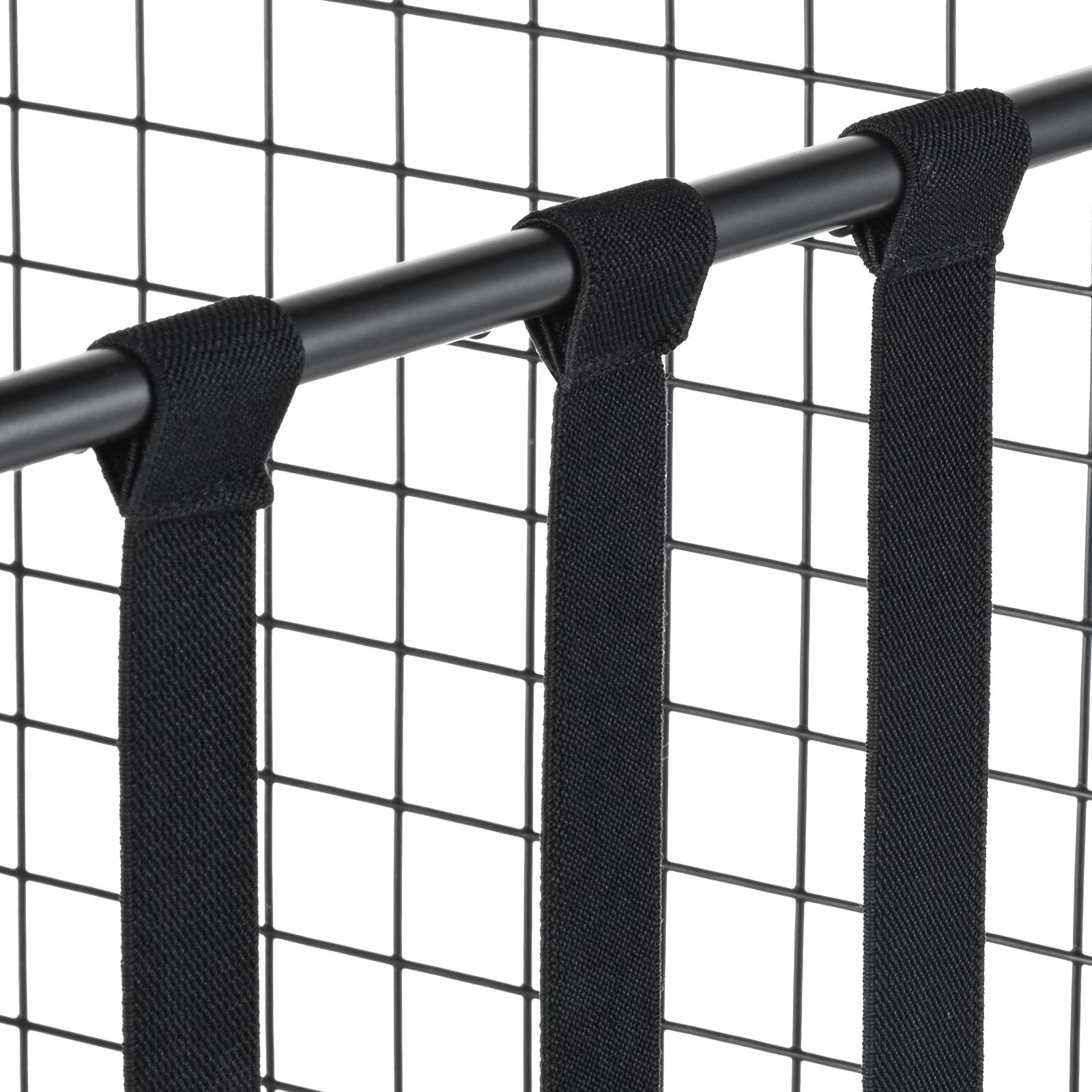 ローリングスポーツボール収納カート、伸縮性ストラップ付きロッ - Sports Equipment Storage Rack のレビューと価格