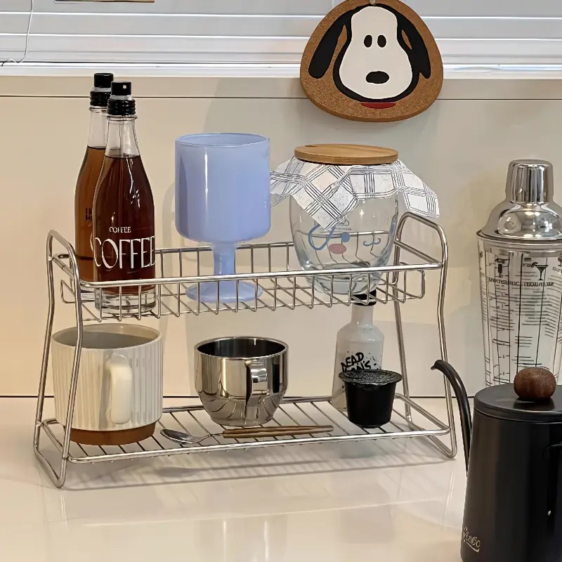 2段式カウンタートップ収納ラック - キッチン、バスルーム、 - Sports Equipment Storage Rack のレビューと価格