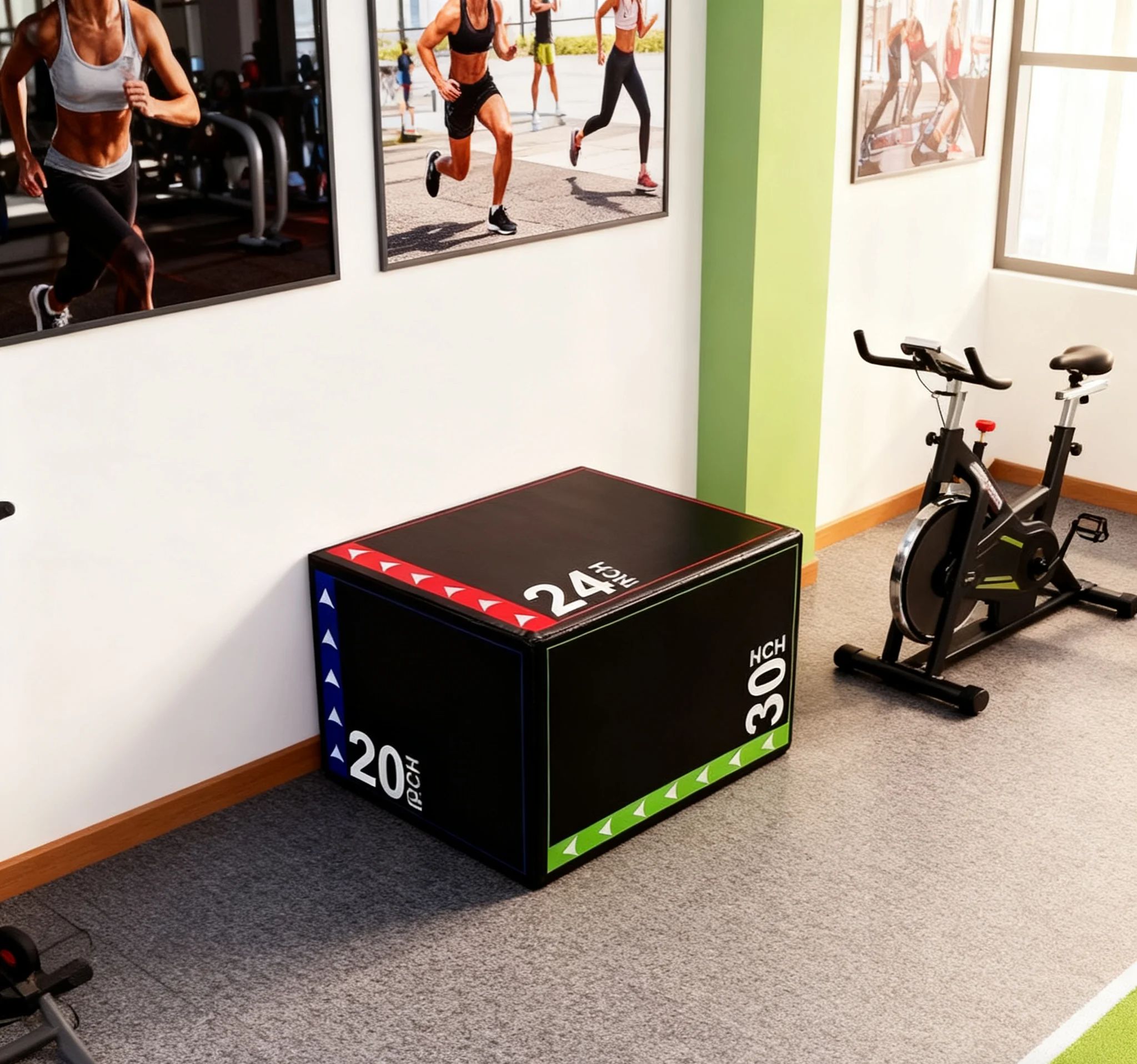 3-in-1 ジャンプボックス プライオメトリックボックス  - Sports Equipment Storage Rack のレビューと価格
