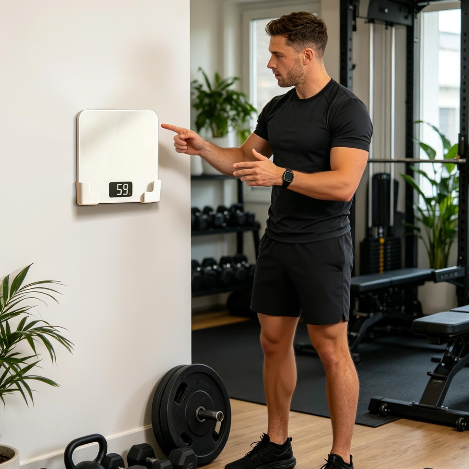 ドリル不要のスケール収納スタンド、粘着式壁掛けホルダー、家庭 - Sports Equipment Storage Rack のレビューと価格