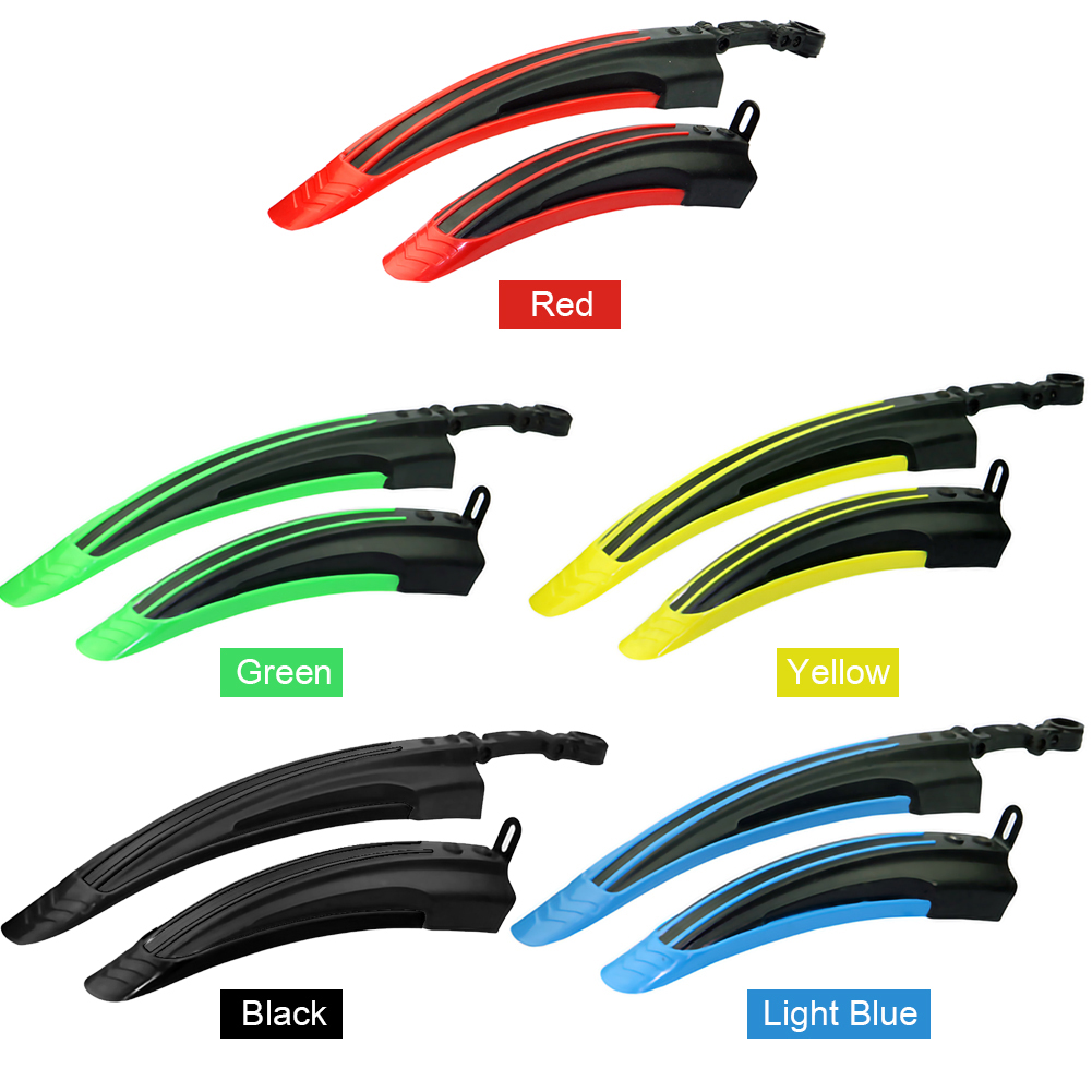 マウンテンバイクのフロントとリアのマッドガードウィングセット - Sports Equipment Kit のレビューと価格