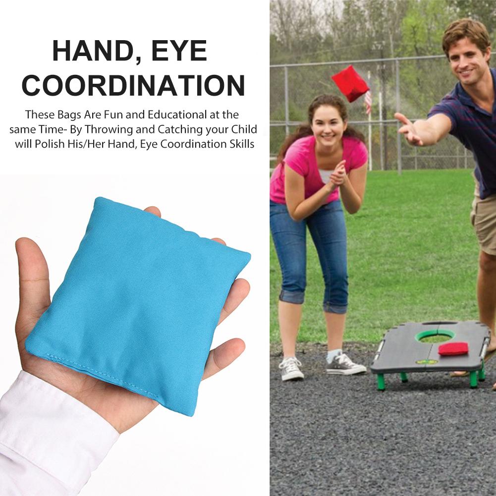 8 個 10 × 10 センチメートルコーンホールビーンバッ - Sports Equipment Kit のレビューと価格