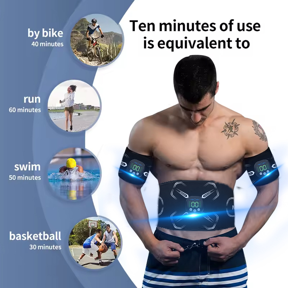 EMS 筋肉刺激装置腹部トレーナー腹筋トナー腕腹脚エクササイ - Sports Equipment Vending Machine のレビューと価格