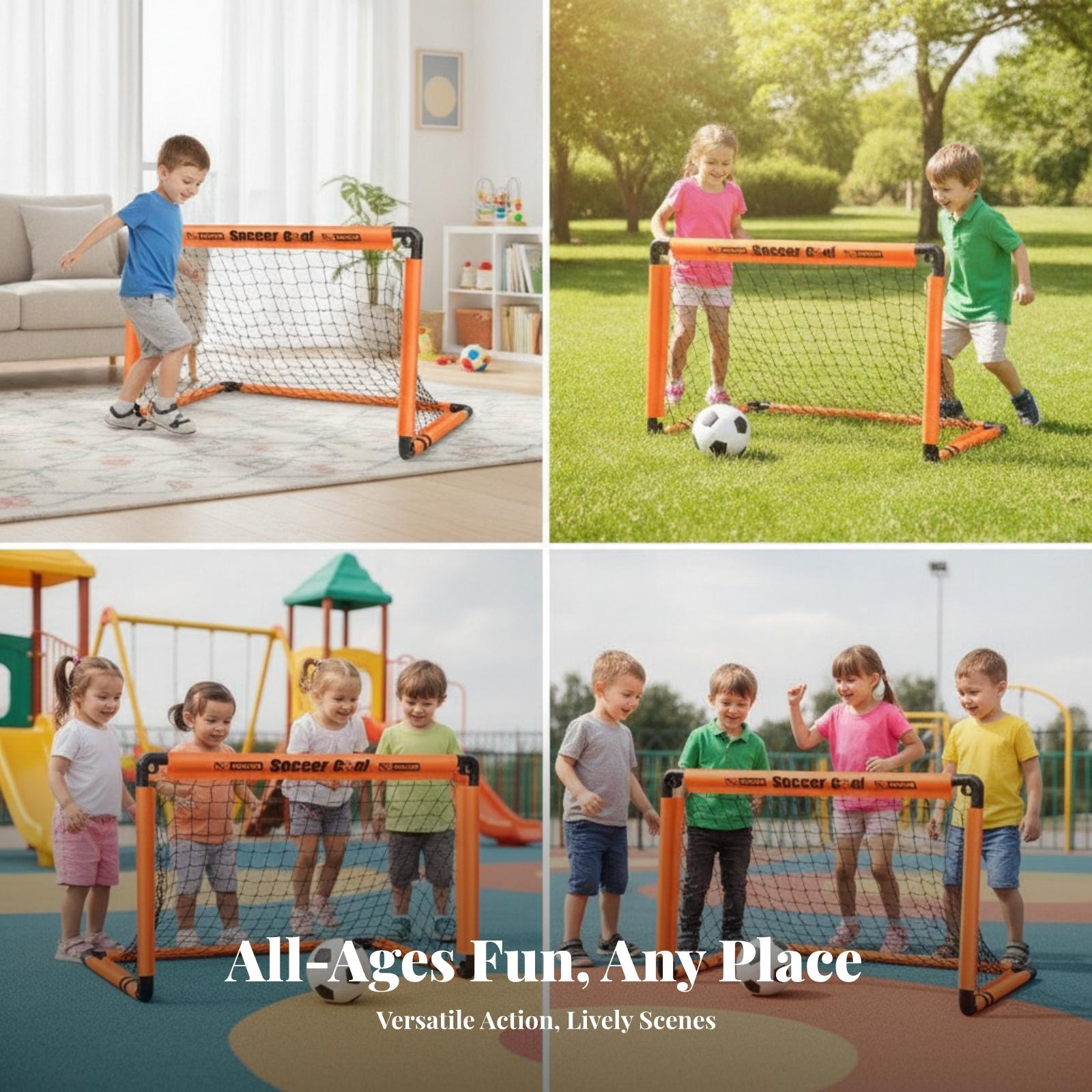 子供用ポータブルサッカーゴール 折りたたみ式スポーツトレーニ - Sports Equipment Kit のレビューと価格